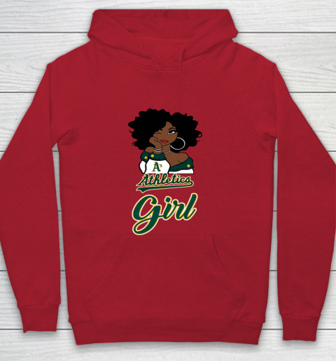 Oakland Athleticss Girl MLB Youth Hoodie 9