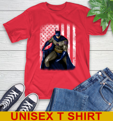 New York Giants NFL Football Batman DC American Flag Shirt T Shirt
