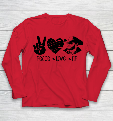 Rip Wheeler Shirt Peace Love Rip Youth Long Sleeve 7