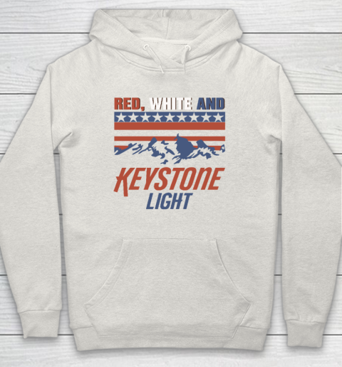 Red White And Keystone Light 4th Of July Hoodie 8