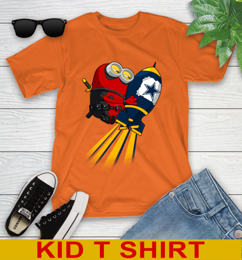 NFL Football Dallas Cowboys Deadpool Minion Marvel Shirt Youth T-Shirt 9 NFL Football Dallas Cowboys Deadpool Minion Marvel Shirt Youth T-Shirt - Image 9