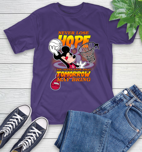 Houston Rockets NBA Basketball Mickey Disney Never Lose Hope T-Shirt 5