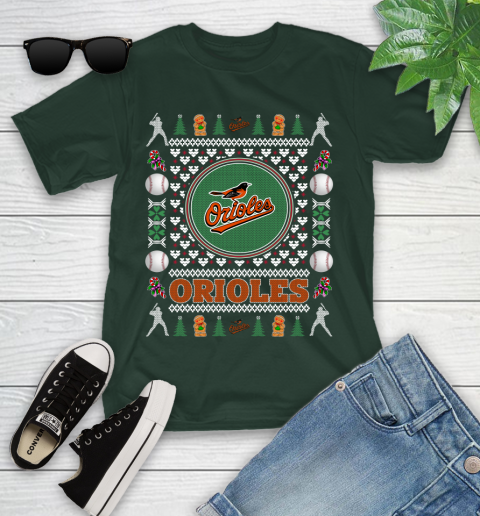 Baltimore Orioles Merry Christmas MLB Baseball Loyal Fan Ugly Shirt 104