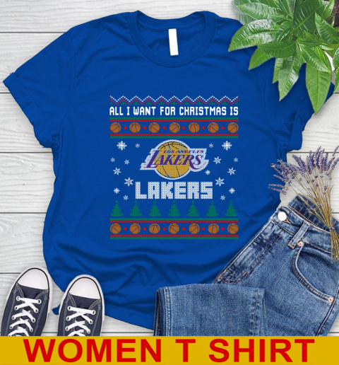 NBA Basketball All I Want For Christmas Is Los Angeles Lakers 94