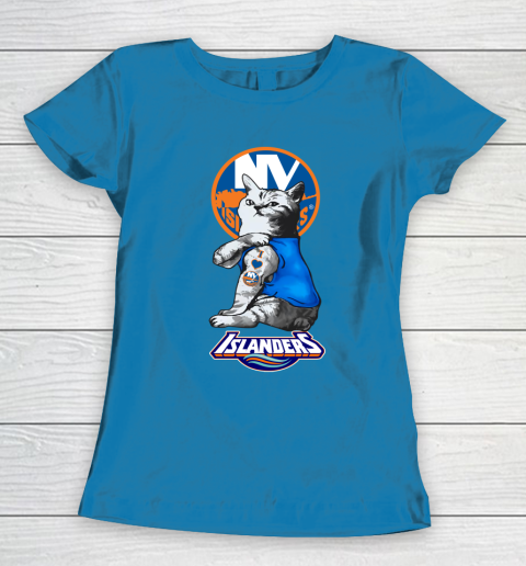 NHL My Cat Loves New York Islanders Hockey Women's T-Shirt 6
