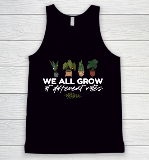 We All Grow At Different Rates, Special Education Teacher Autism Awareness Tank Top