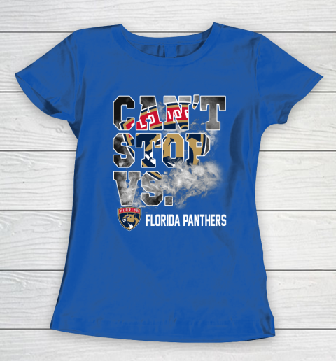 NHL Florida Panthers Hockey Can't Stop Vs Women's T-Shirt 8