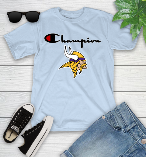NFL Football Minnesota Vikings Champion Shirt Youth T-Shirt 5