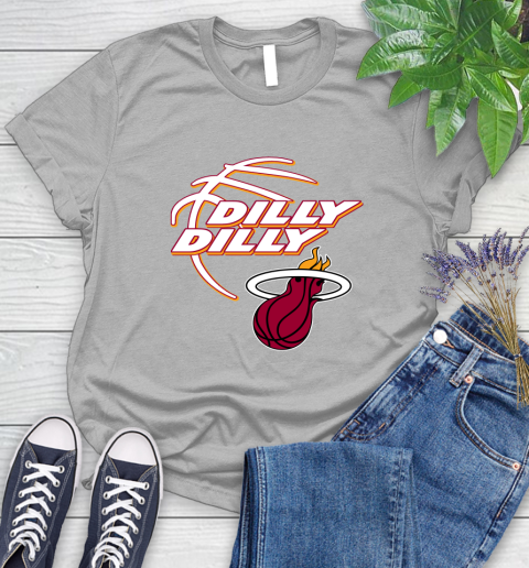 NBA Miami Heat Dilly Dilly Basketball Sports Women's T-Shirt 5
