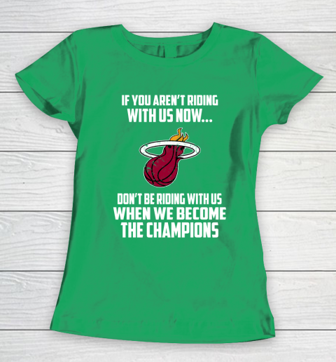NBA Miami Heat Basketball We Become The Champions Women's T-Shirt 5