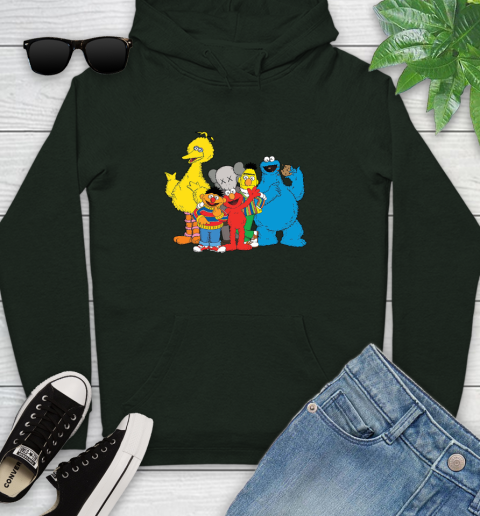 Kaws X Sesame Street UT Hoodie Tee For Sports