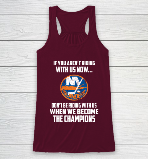 NHL New York Islanders Hockey We Become The Champions Racerback Tank 2