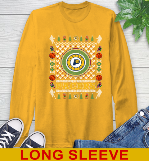 Indiana Pacers Merry Christmas NBA Basketball Loyal Fan Long Sleeve T-Shirt 2