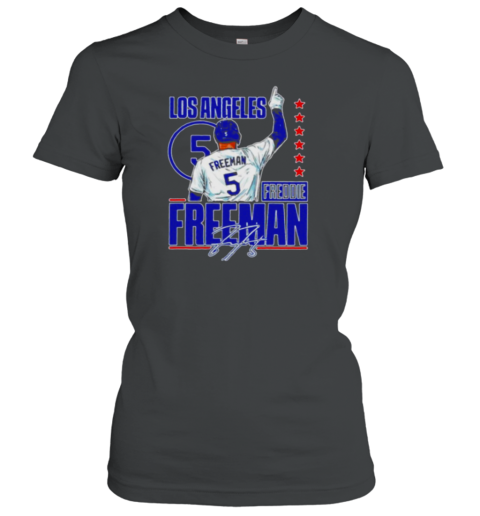 Freddie Freeman Dodgers Grand Slam World Series 2024 signature Women's T-Shirt