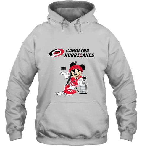 Mickey Carolina Hurricanes With The Stanley Cup Hockey NHL Hoodie