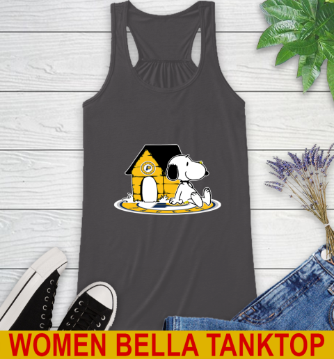 NBA Basketball Indiana Pacers Snoopy The Peanuts Movie Shirt Racerback Tank 12