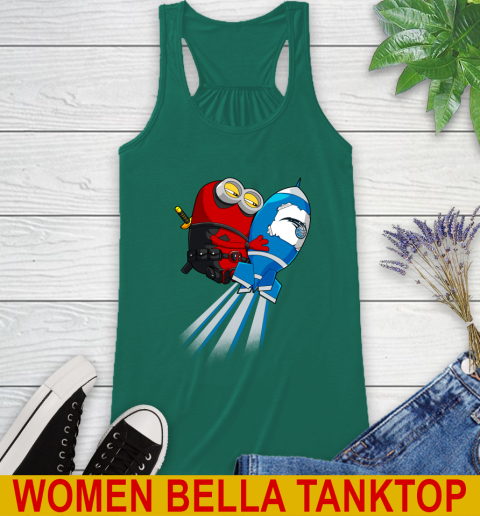 NBA Basketball Orlando Magic Deadpool Minion Marvel Shirt Racerback Tank 5