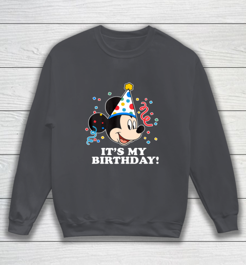 Disney Mickey Mouse Its My Birthday Sweatshirt 4