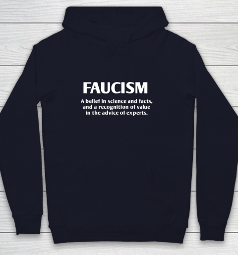 FAUCISM A belief in science and facts Youth Hoodie 2