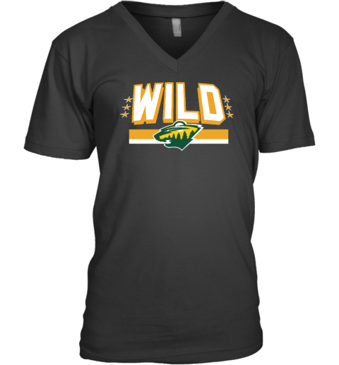 Nhl Minnesota Wild Team Jersey Inspired V-Neck T-Shirt