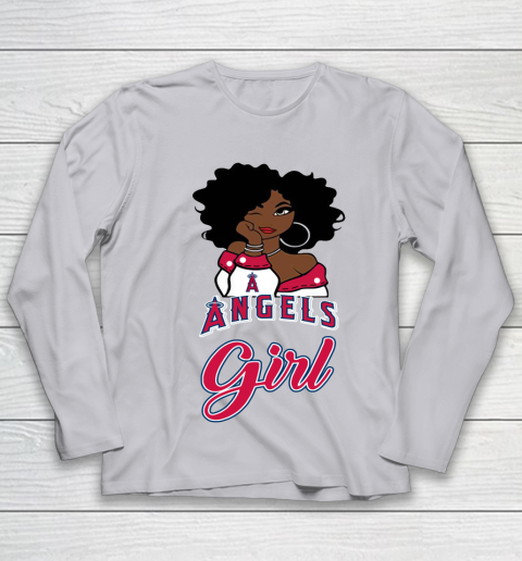 Los Angeles Angelss Girl MLB Youth Long Sleeve 5