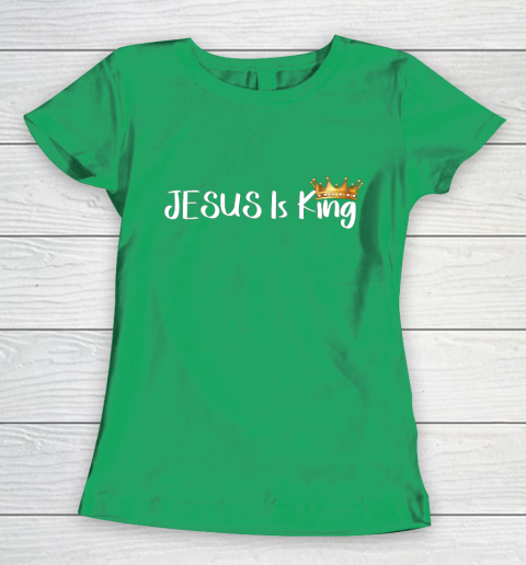 Jesus Is King Shirt Religious Christian Women's T-Shirt 5