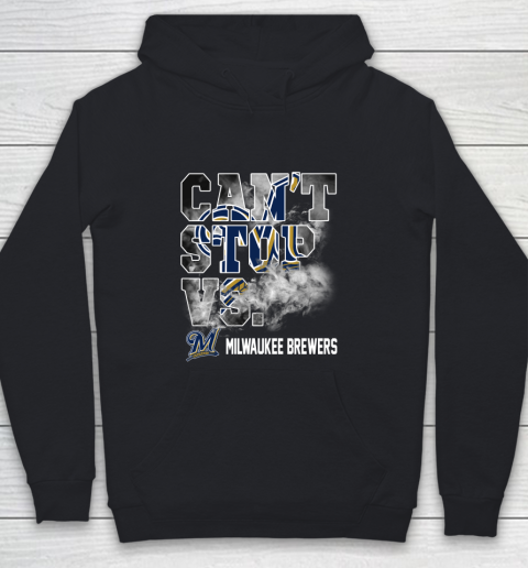 MLB Milwaukee Brewers Baseball Can't Stop Vs Brewers Youth Hoodie