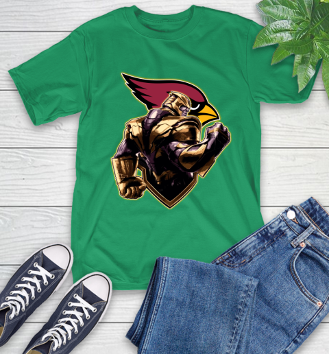 NFL Thanos Avengers Endgame Football Sports Arizona Cardinals T-Shirt 7