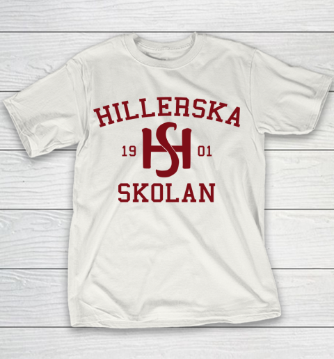 Hillerska Grey  Young Royals Hillerska School Youth T-Shirt