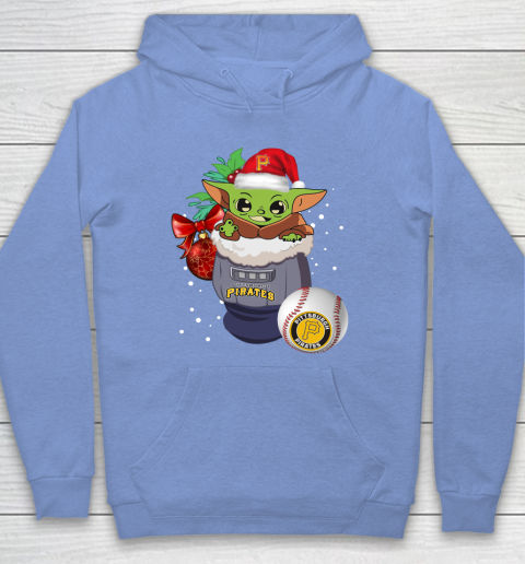 Pittsburgh Pirates Christmas Baby Yoda Star Wars Funny Happy MLB Hoodie 11