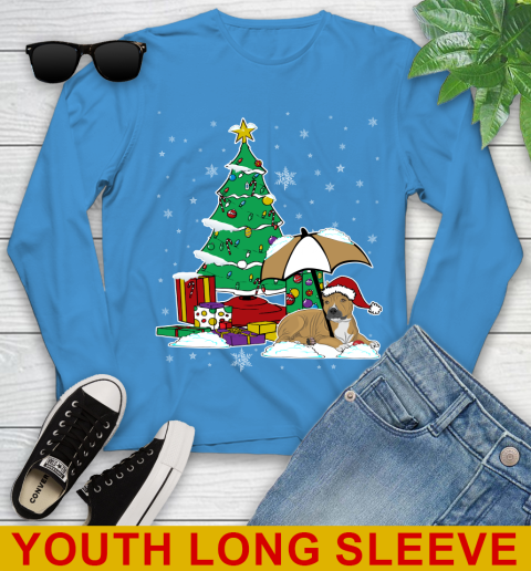 American Staffordshire Terrier Christmas Dog Lovers Shirts 124