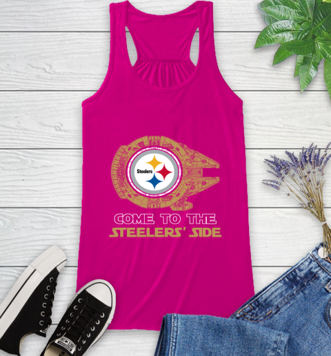 NFL Come To The Pittsburgh Steelers Wars Football Sports Racerback Tank 7