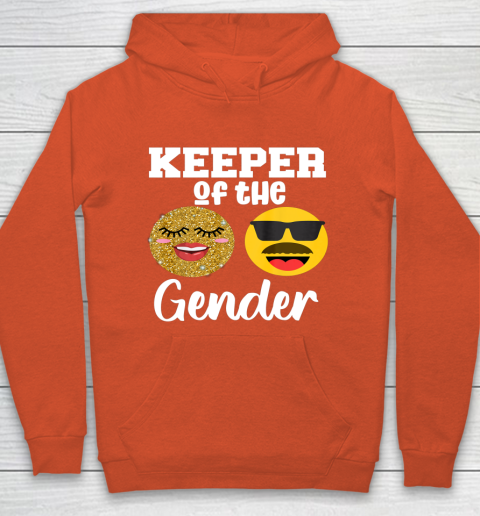 Keeper of the Gender Staches or Lashes Gender Reveal Party Hoodie 3