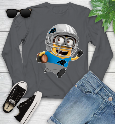 NFL Carolina Panthers Minions Disney Football Sports Youth Long Sleeve 8
