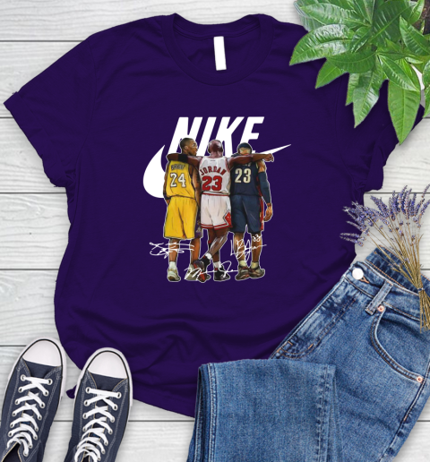 Kobe Bryant Michael Jordan And LeBron James Nike Shirt 85
