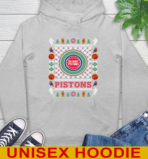 Detroit Pistons Merry Christmas NBA Basketball Loyal Fan Hoodie 6