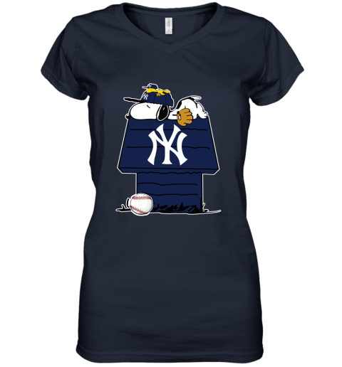 Snoopy x New York Yankees MLB Team Fashion T-Shirt - REVER LAVIE