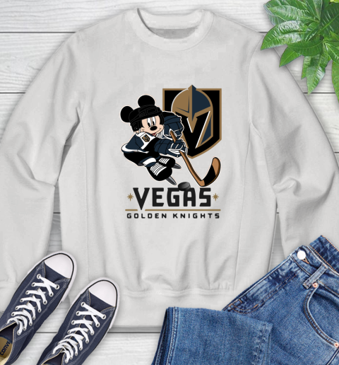 NHL Vegas Golden Knights Mickey Mouse Disney Hockey T Shirt Sweatshirt