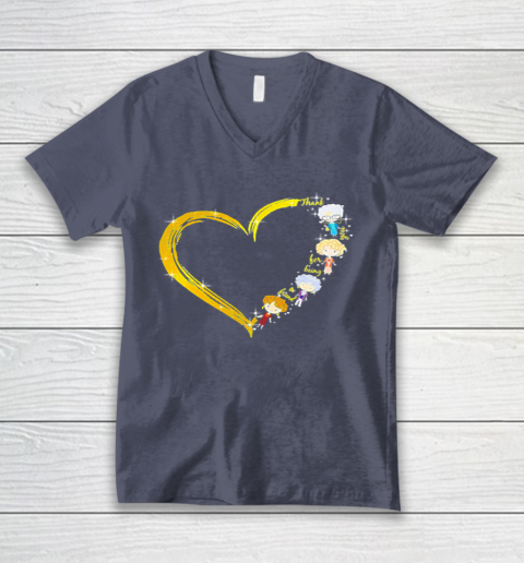 Heart The Golden Girls Thank you for being a friend V-Neck T-Shirt 7