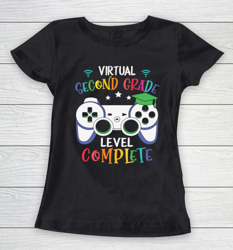 Back To School Shirt Virtual Second Grade level complete Women's T-Shirt