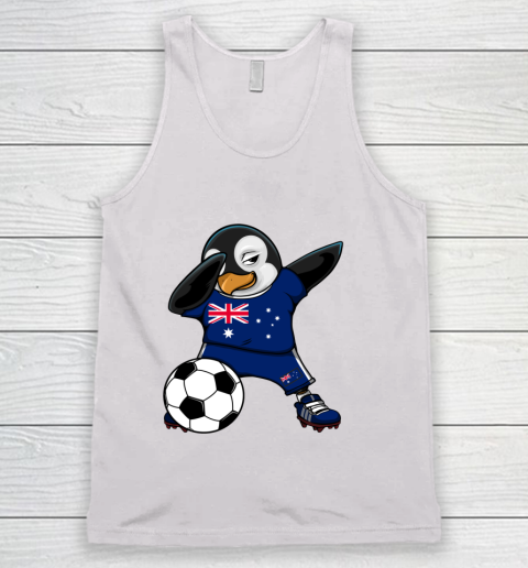 Dabbing Penguin Australia Soccer Fans Jersey Football Lovers Tank Top