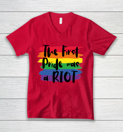 v neck pride shirt