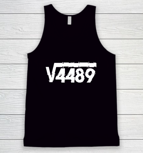 Square Root 67 Year Old Gift Funny Teacher 67th Birthday Tank Top