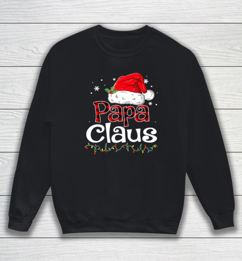 Papa Claus Santa Funny Christmas Pajama Matching Family Sweatshirt