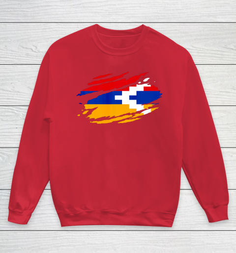 Artsakh Flag Proud Artsakh Support Artsakh Strong Armenia Youth Sweatshirt 7
