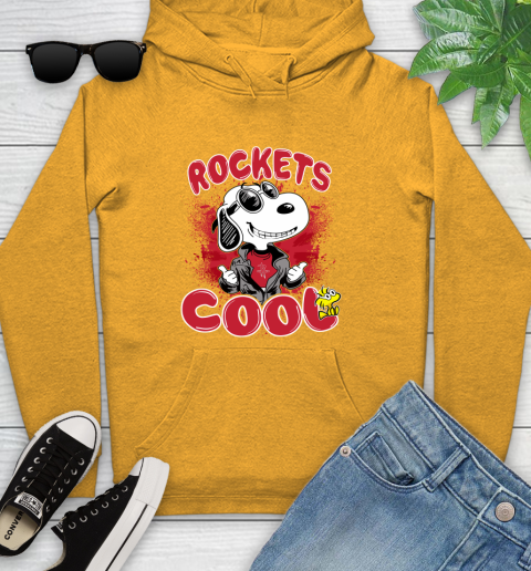 NBA Basketball Houston Rockets Cool Snoopy Shirt Youth Hoodie 2