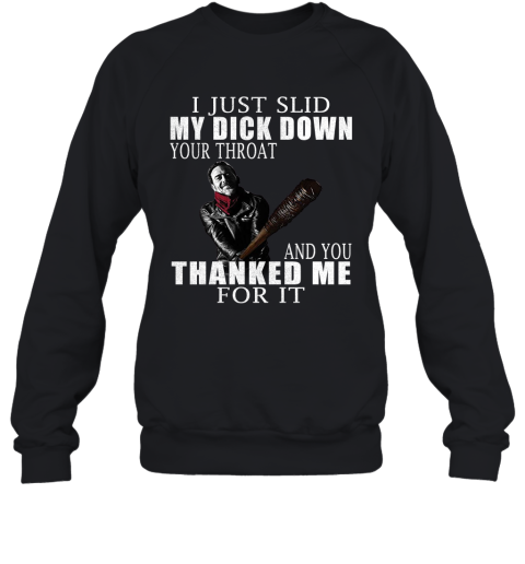 nbg2 i just slid my dick down your throat the walking dead shirts sweatshirt 35 front black