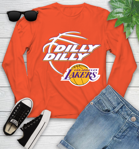NBA Los Angeles Lakers Dilly Dilly Basketball Sports Youth Long Sleeve 4