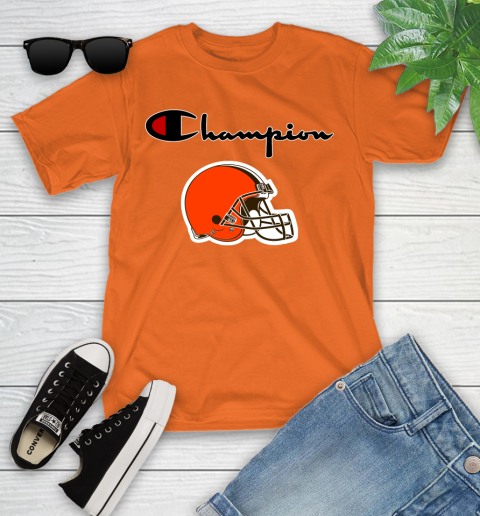 NFL Football Cleveland Browns Champion Shirt Youth T-Shirt 4
