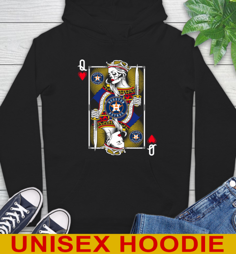 MLB Baseball Houston Astros The Queen Of Hearts Card Shirt Hoodie
